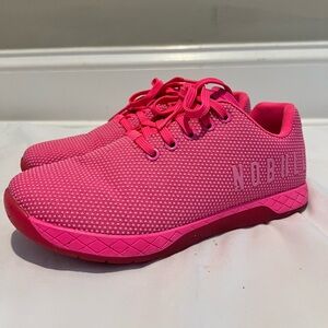 NOBULL Vibrant Pink Sneakers, Size 7